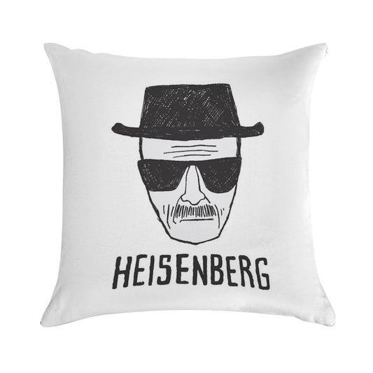 Breaking Bad  Heisenberg Drawing Soft Easy Maintenance Throw Pillow
