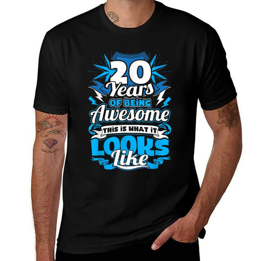 20th Birthdays - 20 Years Of Being Awesome  Lightweight T-Shirt