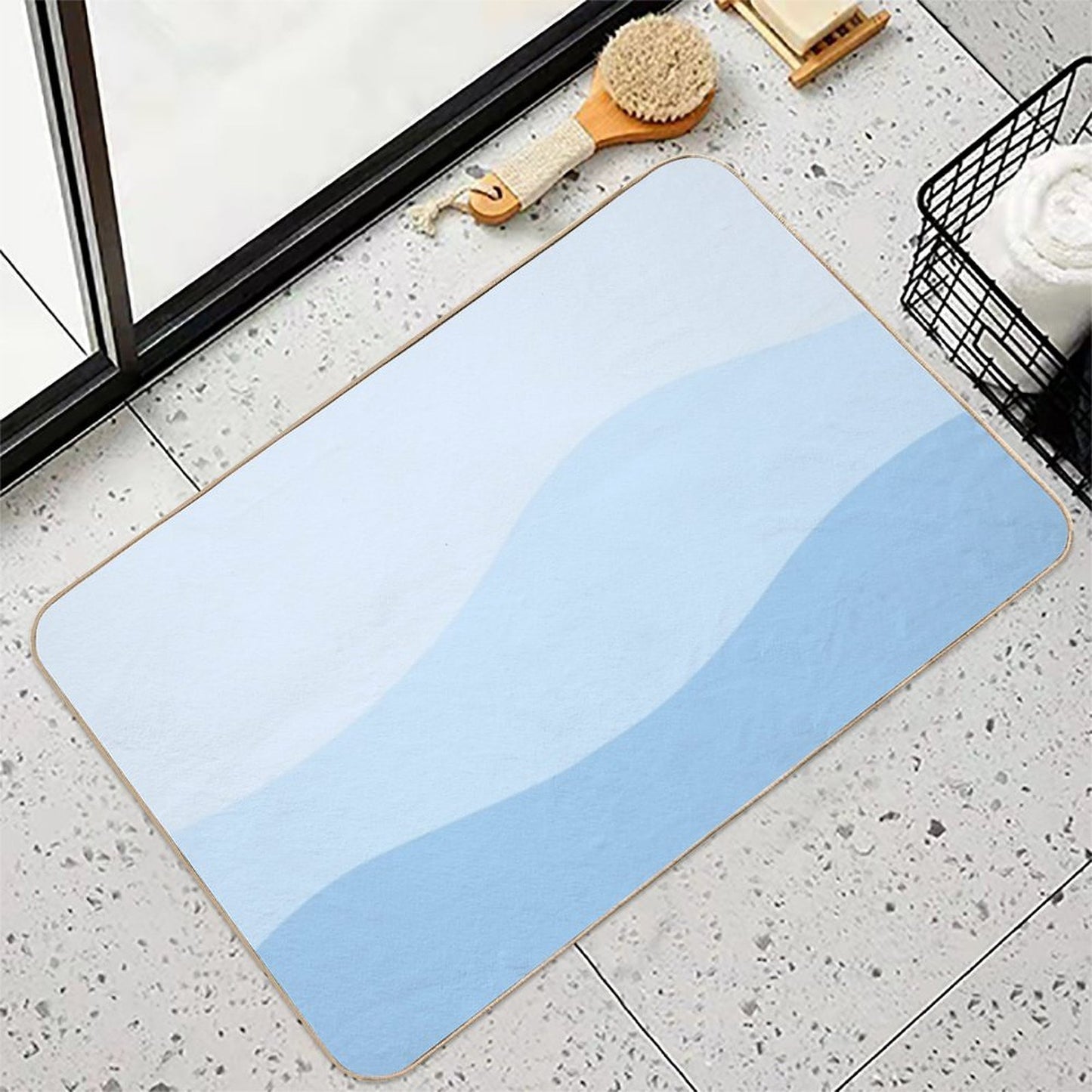 Calming Waves  Odorless Bath Mat
