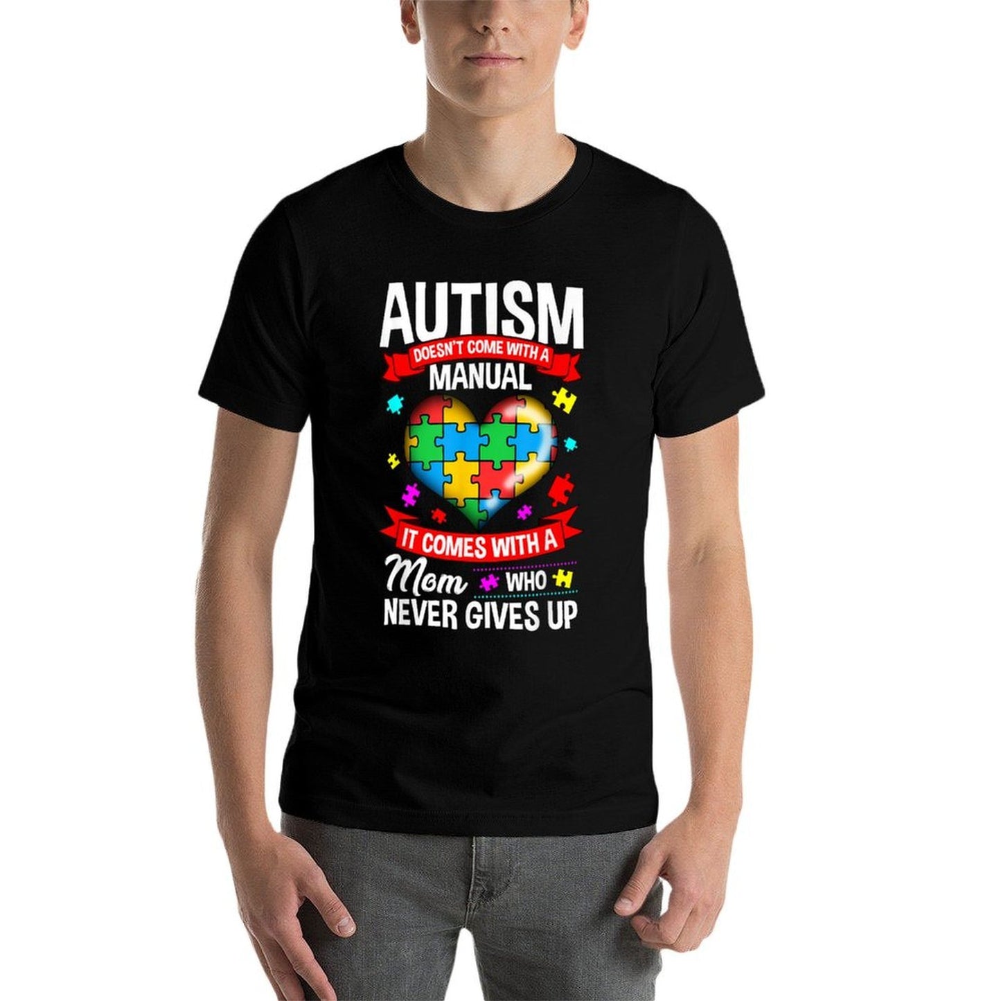 Autism Mom Women Autism Awarenesss Mom Cute  Versatile T-Shirt