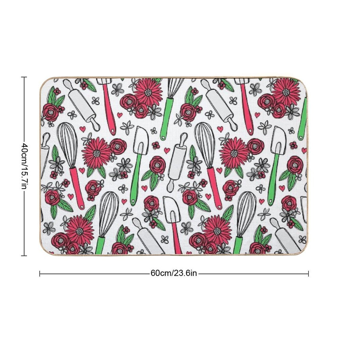 Holiday Cooking & Baking  Dirt-Trapping Bath Mat