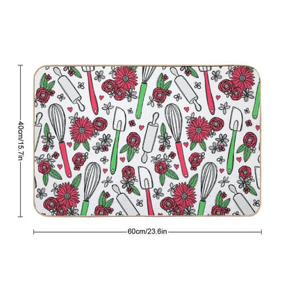 Holiday Cooking & Baking  Dirt-Trapping Bath Mat