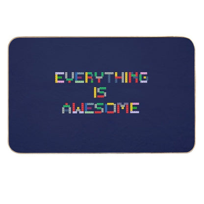 Everything Is Awesome  Anti-Trip Bath Mat