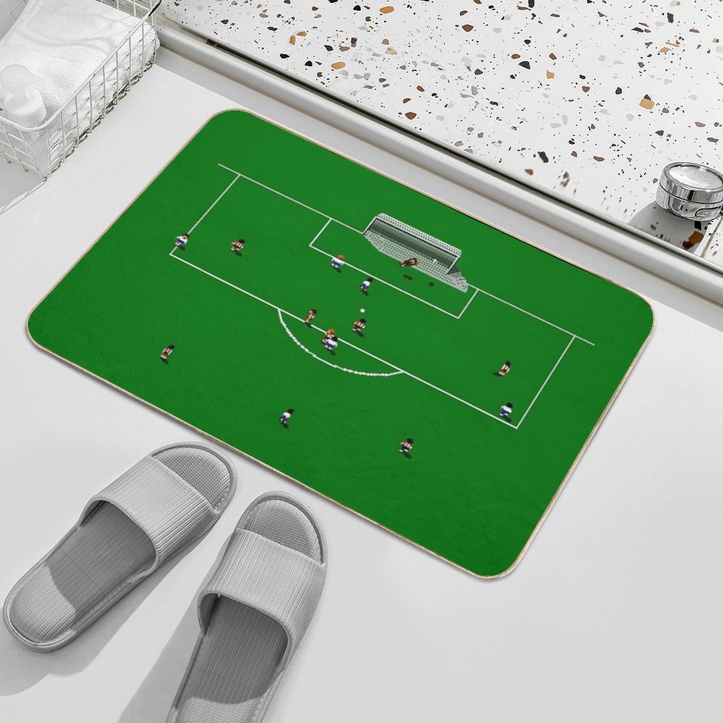 Sensible Soccer 2  Easy Maintenance Bath Mat