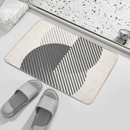 Mid Century Modern 077  Easy Maintenance Bath Mat