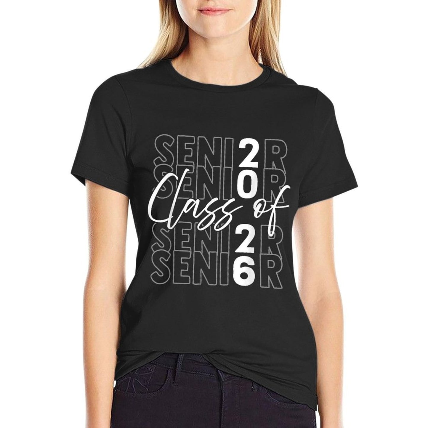 Funny Senior Class of 2026 Senior Student Boys Girls  Soft T-Shirt