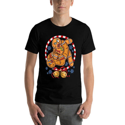 Gingerbread Cookies Christmas Funny Fighting Wrestling  Classic T-Shirt