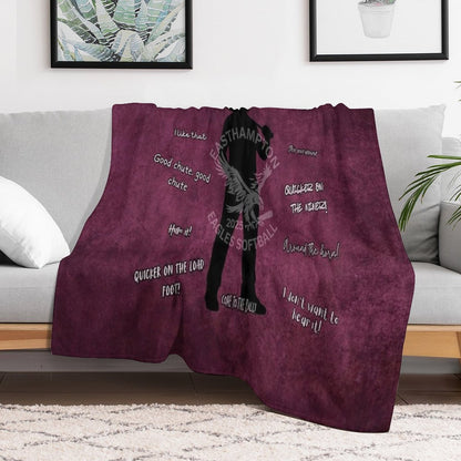 2025 Softball Senior Gifts - The Varsity Coach Lightweight Throw Blanket