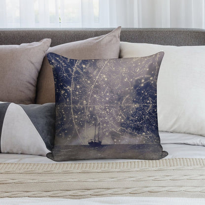 Star Maps Soft Decorative Cover Throw Pillow