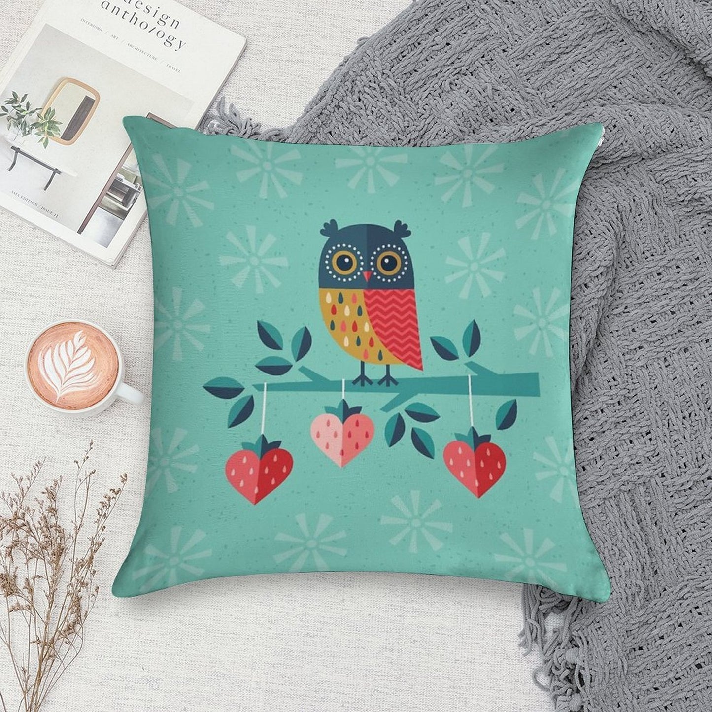 Owl Always Love You Soft Easy Maintenance Throw Pillow