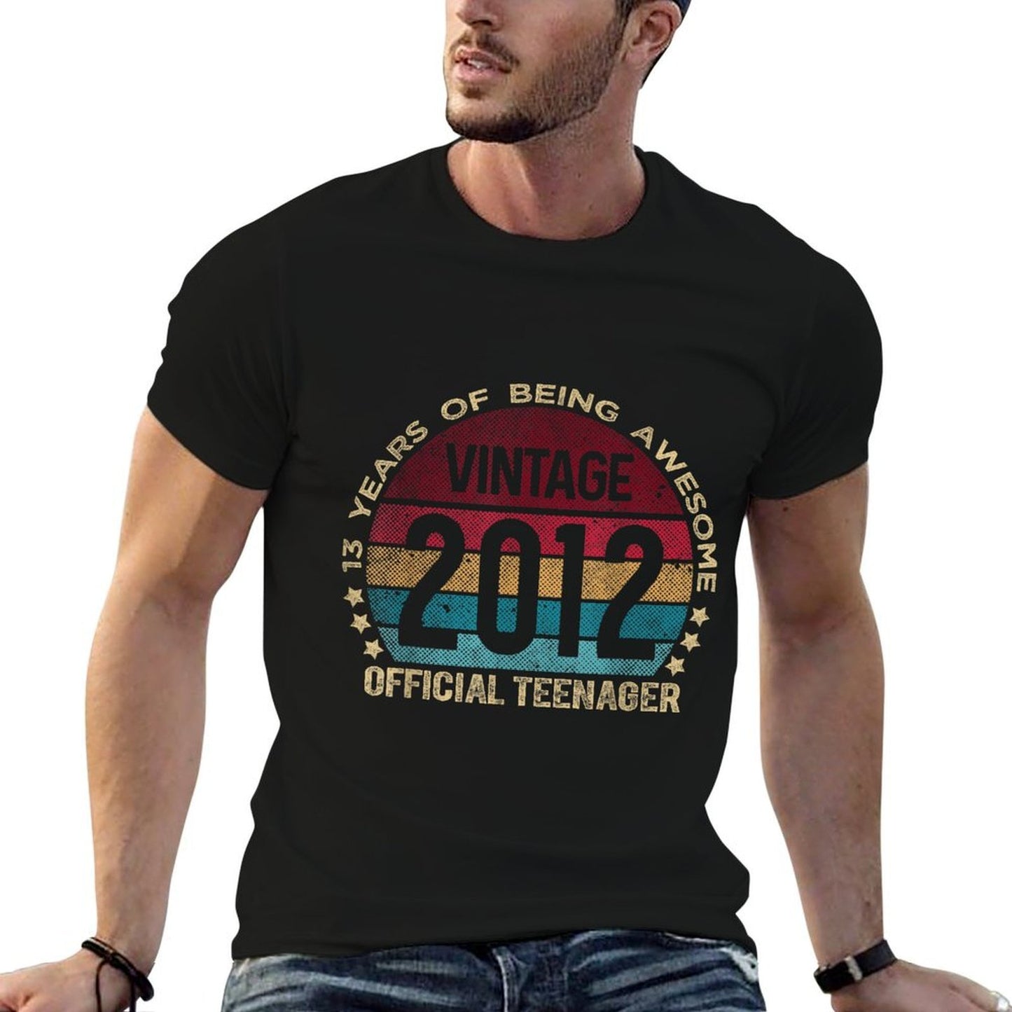 Retro Birthdays For Men And Women 2025 HH Officialnager 13 Year Old Gifts Vintage 13th Birthday  Lightweight T-Shirt