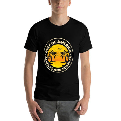 Gulf of USA America Retro Throwback Design Tagless Design T-Shirt