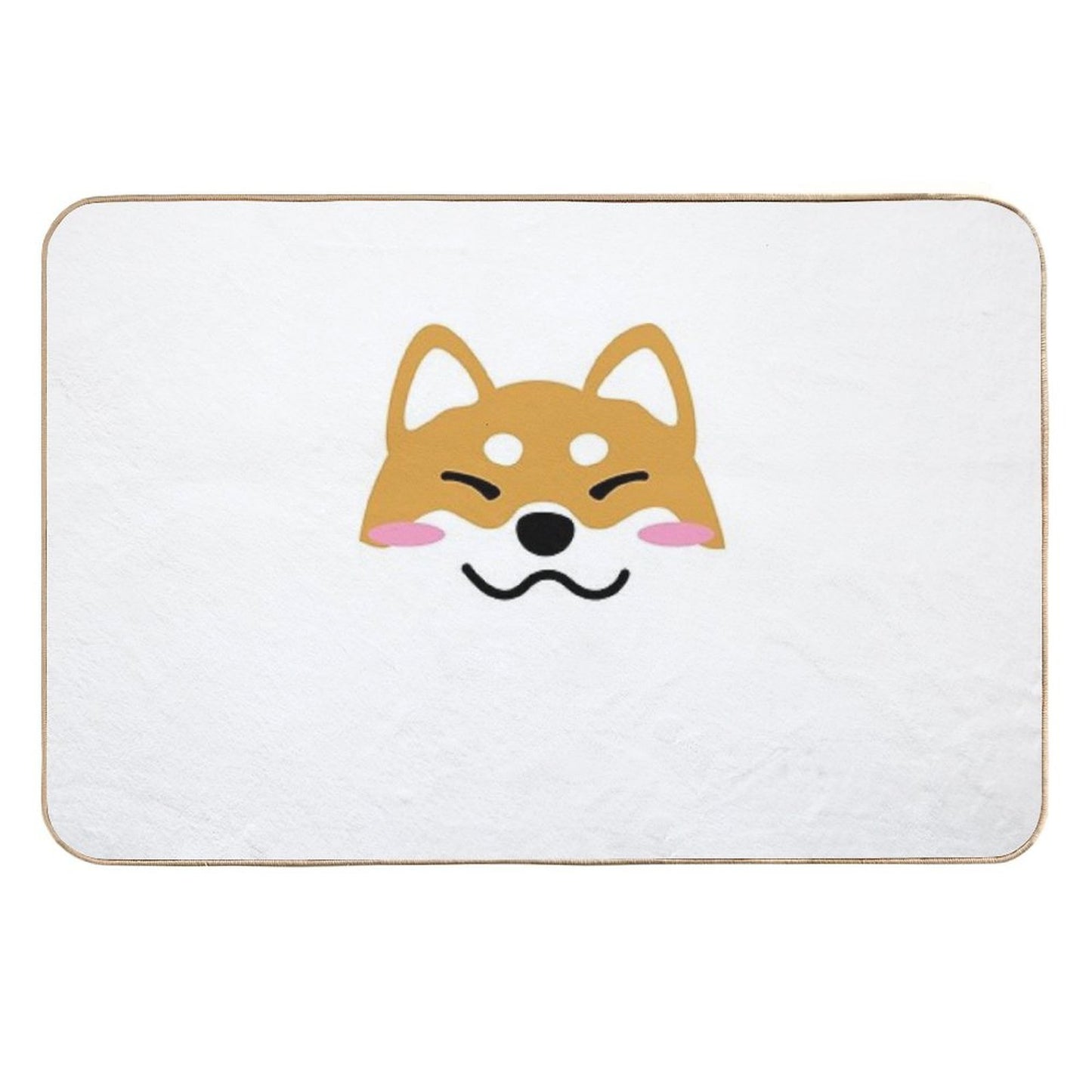 Shiba Inu Dog Shibe Kawaii Cute Doge  Multi-Purpose Bath Mat