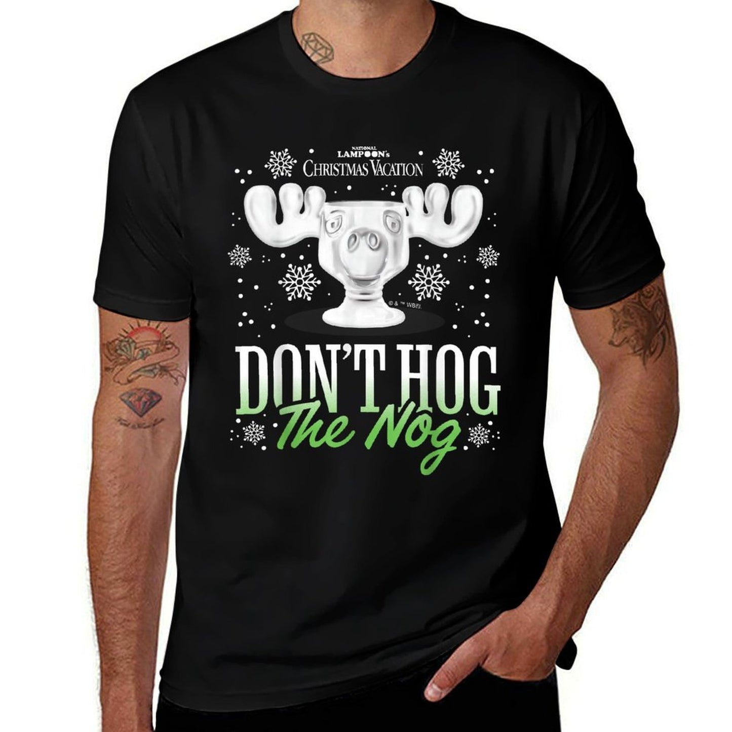 National Lampoons Christmas Vacation - Dont Hog The Nog  Breathable T-Shirt