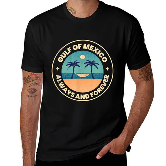 Gulf of USA America Gulf Of Mexico Retro Throwback Design Tagless Design T-Shirt