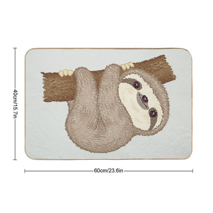 Sloth on The Tree  High-Traffic Bath Mat
