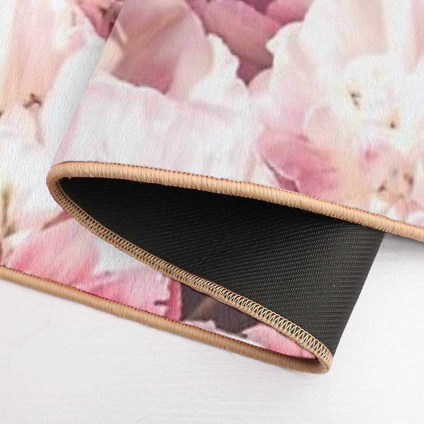 Romantic Pink Peonies, Peonies, Pink Peonies  Long-Lasting Bath Mat