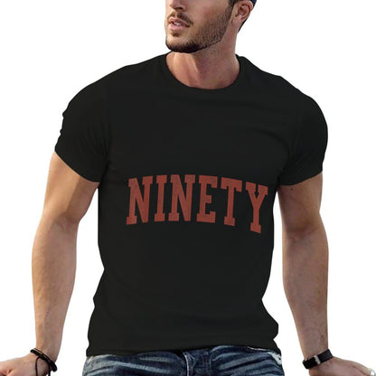 Ninety Minimalist 90th Birthday Design 90-Year-Old  Easy-care T-Shirt