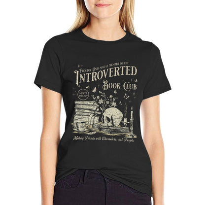 Retro Proud Anti Social Member Of Introverted Book Club Stretchy T-Shirt