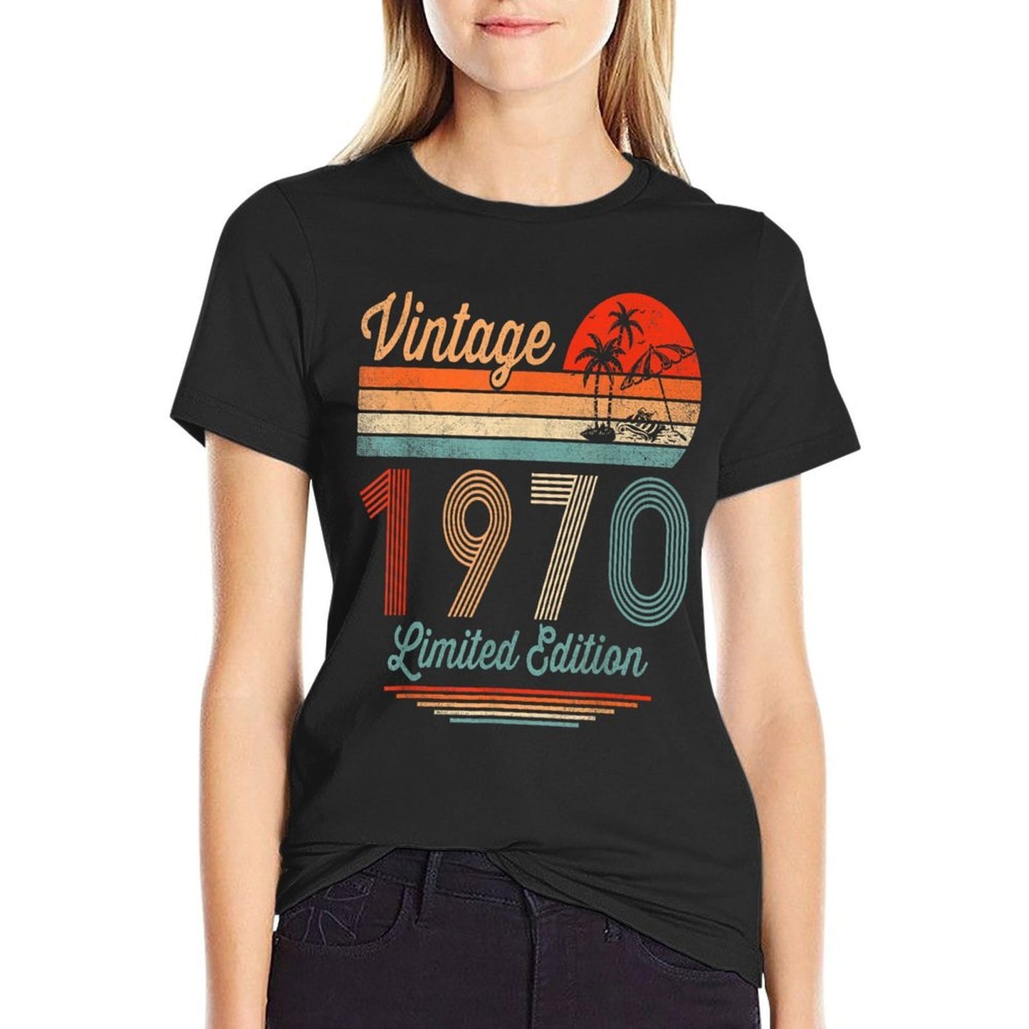 Vintage 1970 Limited Edition 55 Year Old Gifts 55th Birthday  Affordable Price T-Shirt