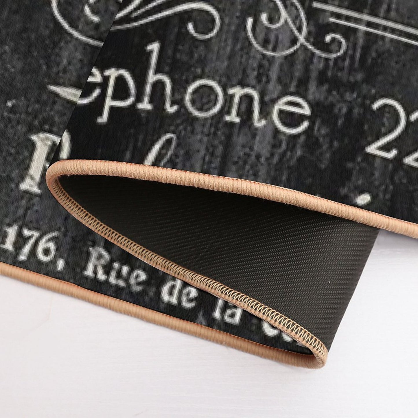 Paris Bistro  Non-Slip Bath Mat