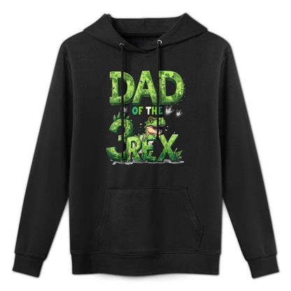 Dad of The Three Rex Birthday Boy Dinosaur Family Matching Unisex Design Hoodie