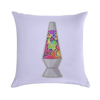 Trippy Cosmic Lava Lamp Soft High-Density Material Throw Pillow
