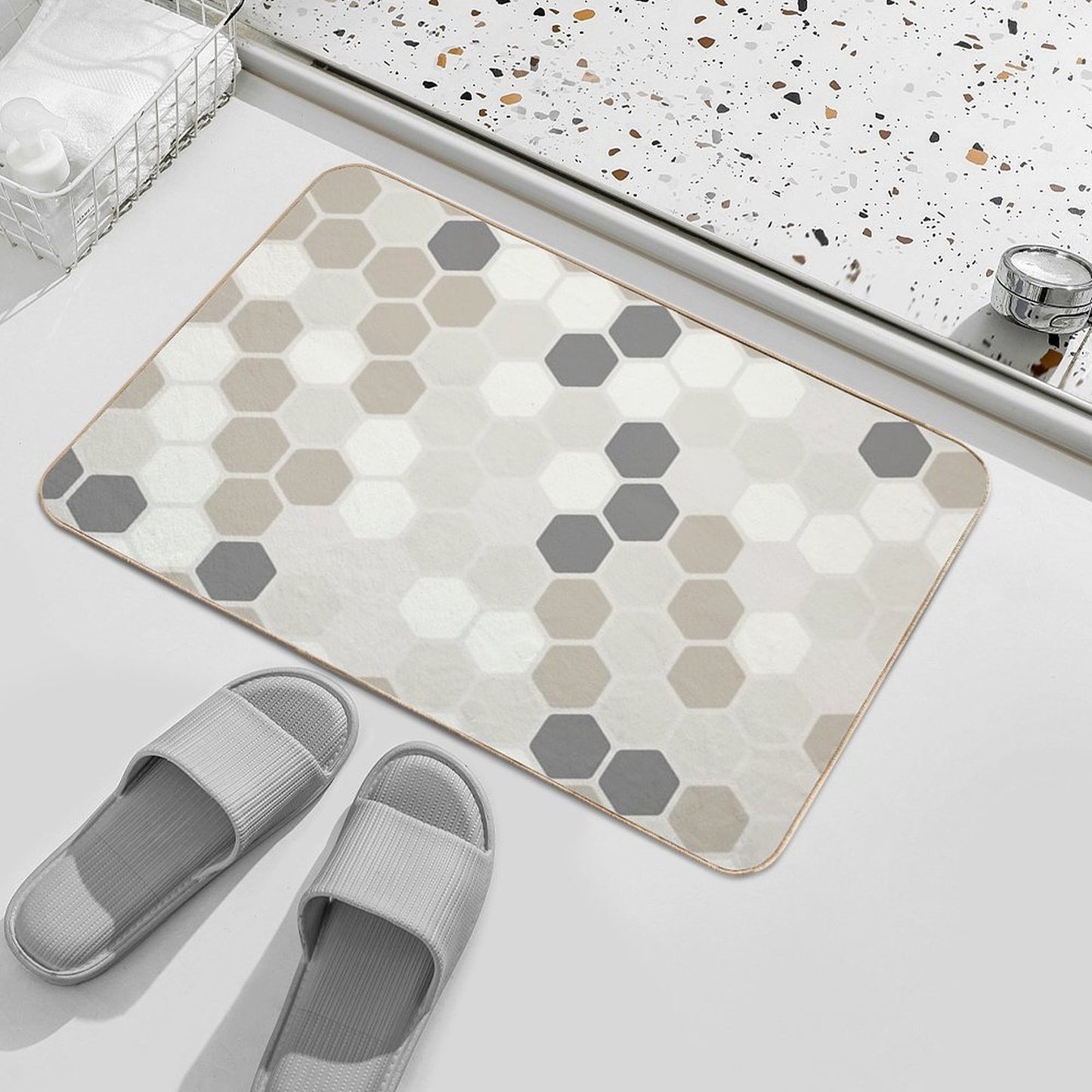 Retrotaidetta, Beehive Retro Style  Versatile Bath Mat