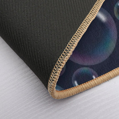 Bubble Bliss, Soap Bubble Pattern  Versatile Bath Mat