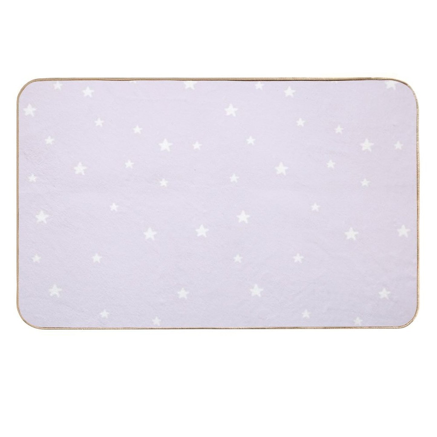 Lilac Stars  Repositionable Bath Mat