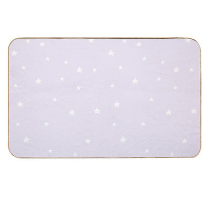 Lilac Stars  Repositionable Bath Mat