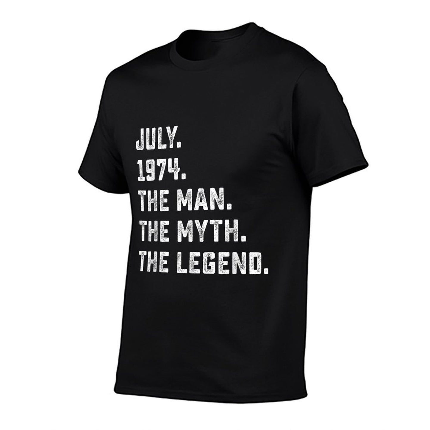 Man Myth Legend July 1974 50th Birthday Gift 50 Years Old  Oversized Silhouette T-Shirt