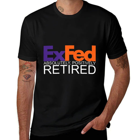 Funny Co-Worker Gift Federal EX FED Happy Retirement Party  Vintage-inspired T-Shirt