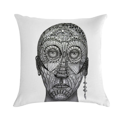 Tattoo Man Soft Multiple Sizes Throw Pillow