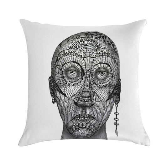 Tattoo Man Soft Multiple Sizes Throw Pillow