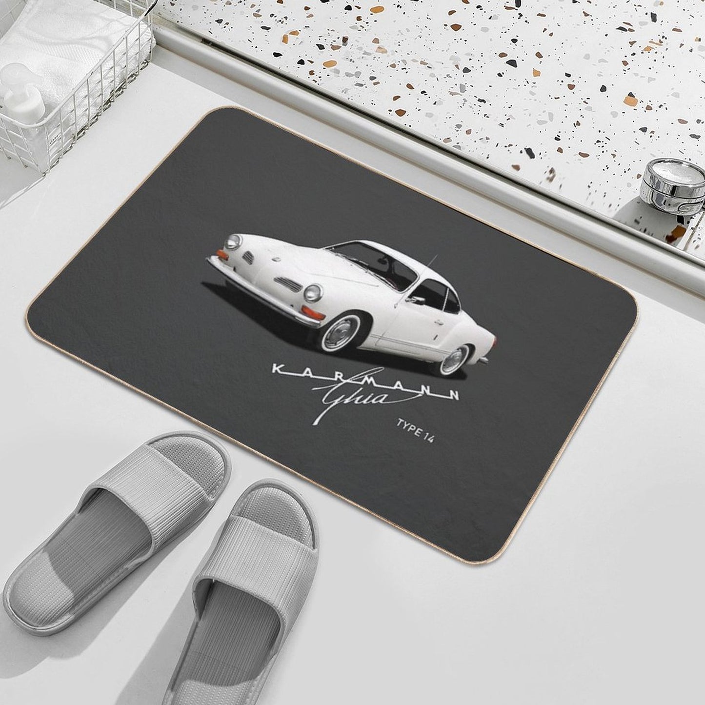The Karmann Ghia  Long-Lasting Bath Mat