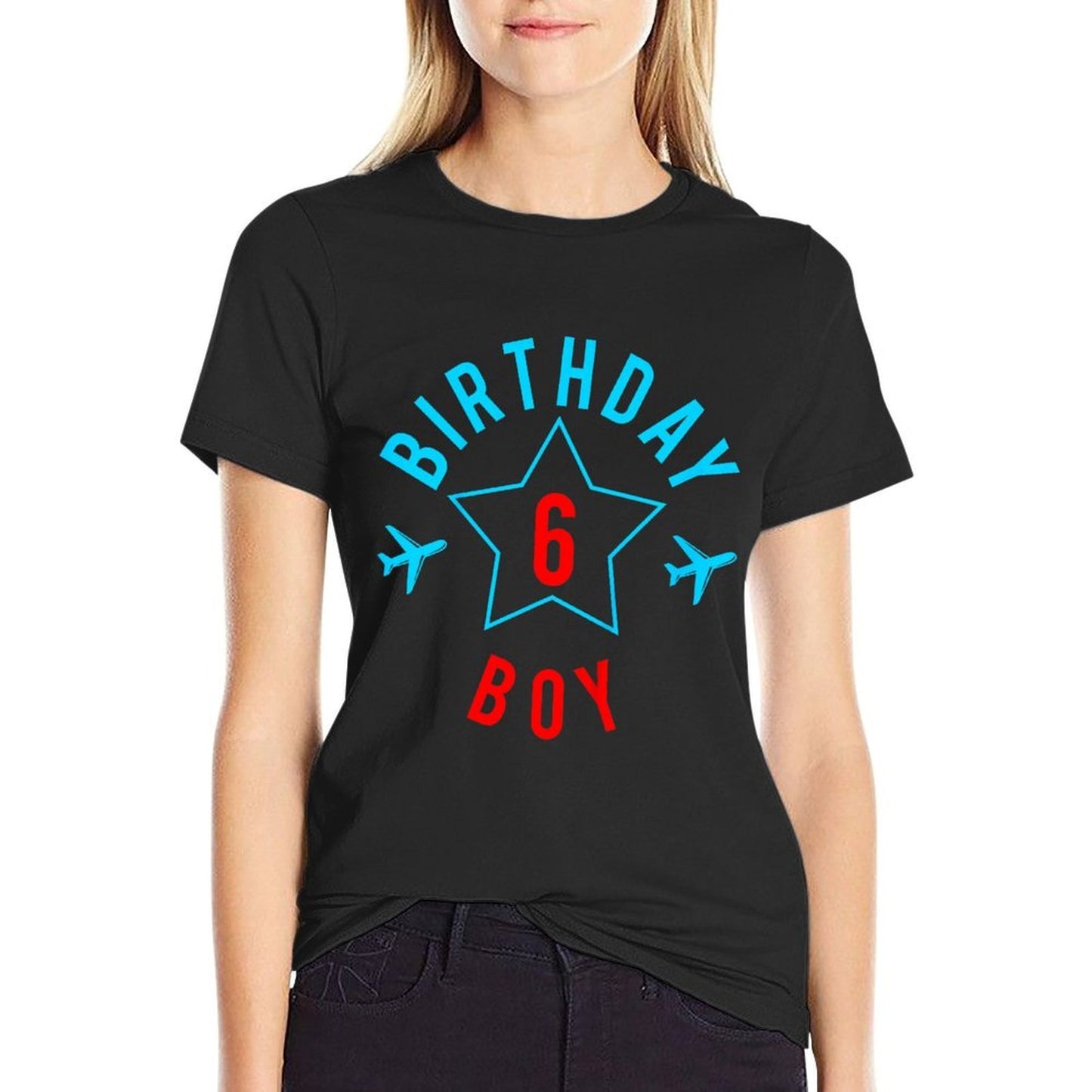Kids Kids Birthday Boy 6 Year Old Airplanes  Soft T-Shirt
