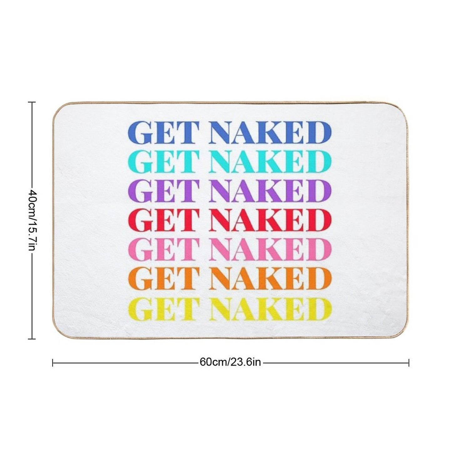 Get Naked  Toxin-Free Bath Mat