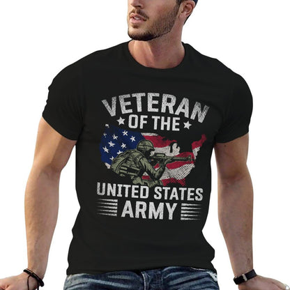 Proud USA Veteran Of The United States Army Veteran  Vintage-inspired T-Shirt