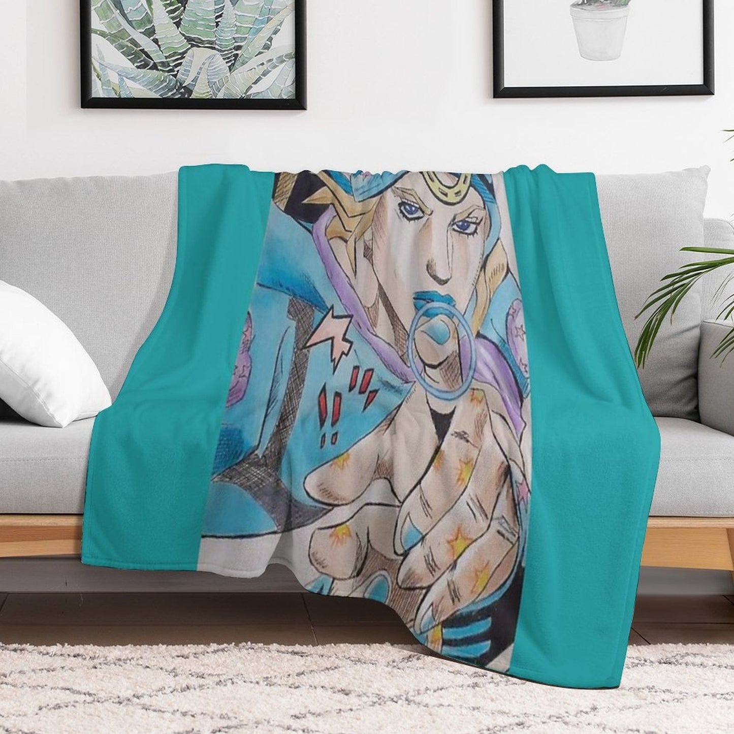 Nice Art Painting Poster for Every Home Compact Throw Blanket
