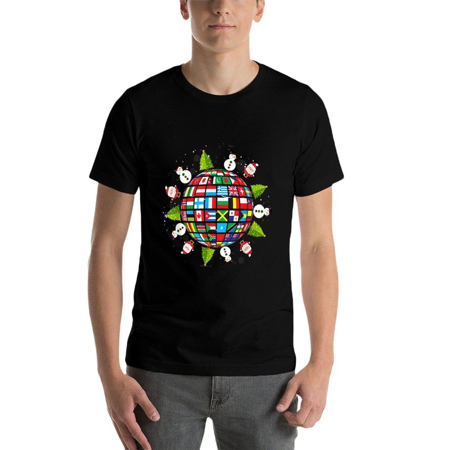 Flags of The World, Xmas Around The Globe  Vintage-inspired T-Shirt