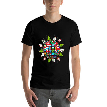 Flags of The World, Xmas Around The Globe  Vintage-inspired T-Shirt
