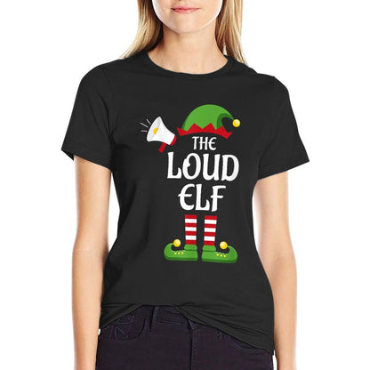 Loud Elf Family Matching Group Christmas  Slim-fit Cut T-Shirt