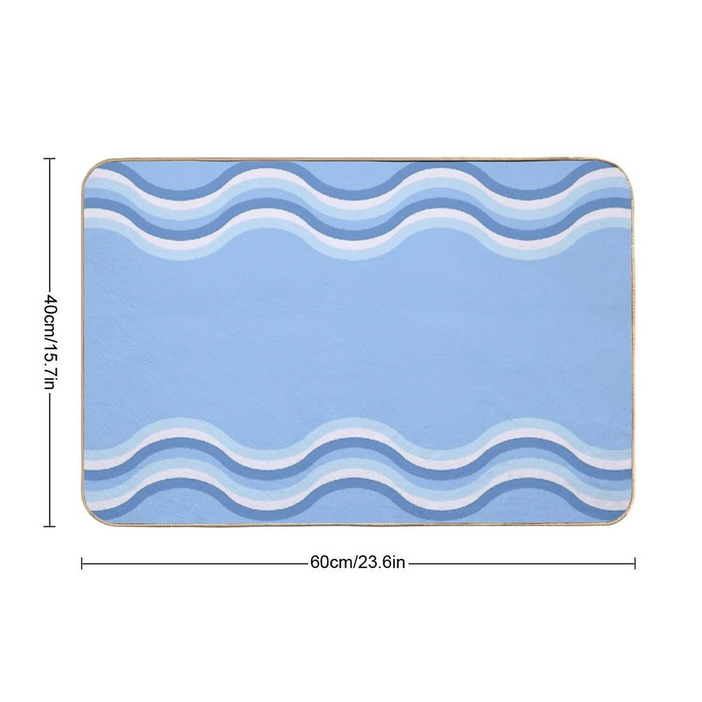 Surf Mat  Dirt-Trapping Bath Mat