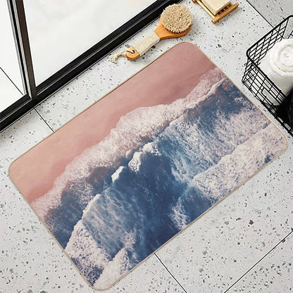 Pink Sand Beach  Eco-Friendly Bath Mat