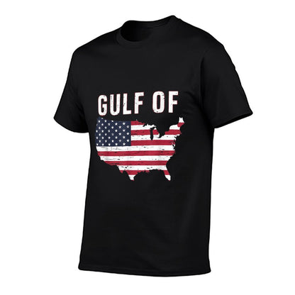 Gulf of United States of America USA Flag Durable T-Shirt