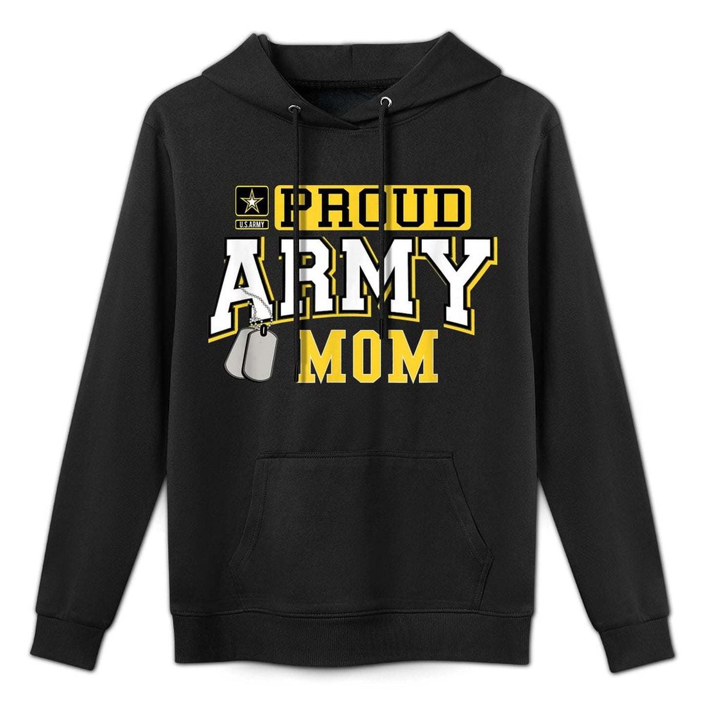 Proud Army Mom Military Pride T Versatile Streetwear Hoodie