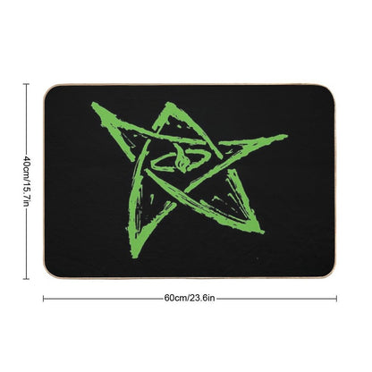 Call of Cthulhu, Elder Sign - Green  Rapid-Drying Bath Mat