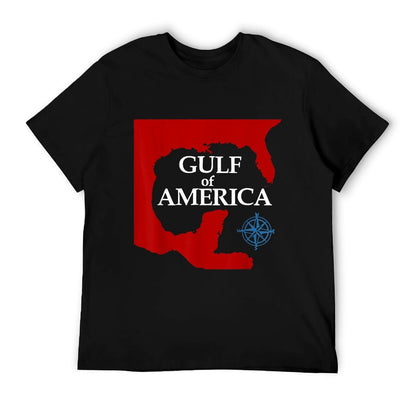 Welcome To America&#39;s Gulf Mexico Funny President Trump Rolled Sleeves T-Shirt