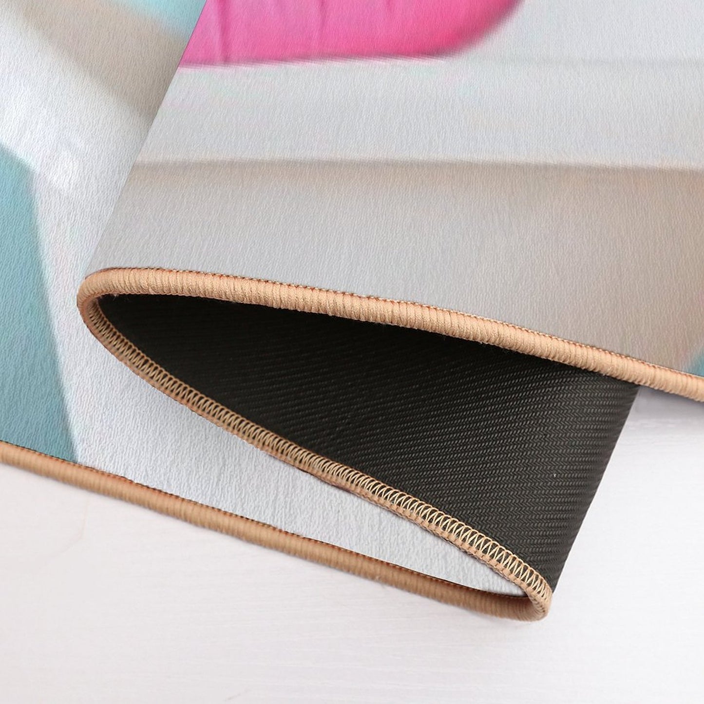 Playing Flamingo in Bathtub  Multi-Purpose Bath Mat